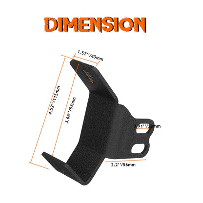 Chelhead A Pillar Roll Bar Dual Led Working Pod Lights Mounting Brackets Compatible with 2014 - 2019 Polaris RZR XP 1000 & 2015 - 2019 RZR 900 - Chelhead