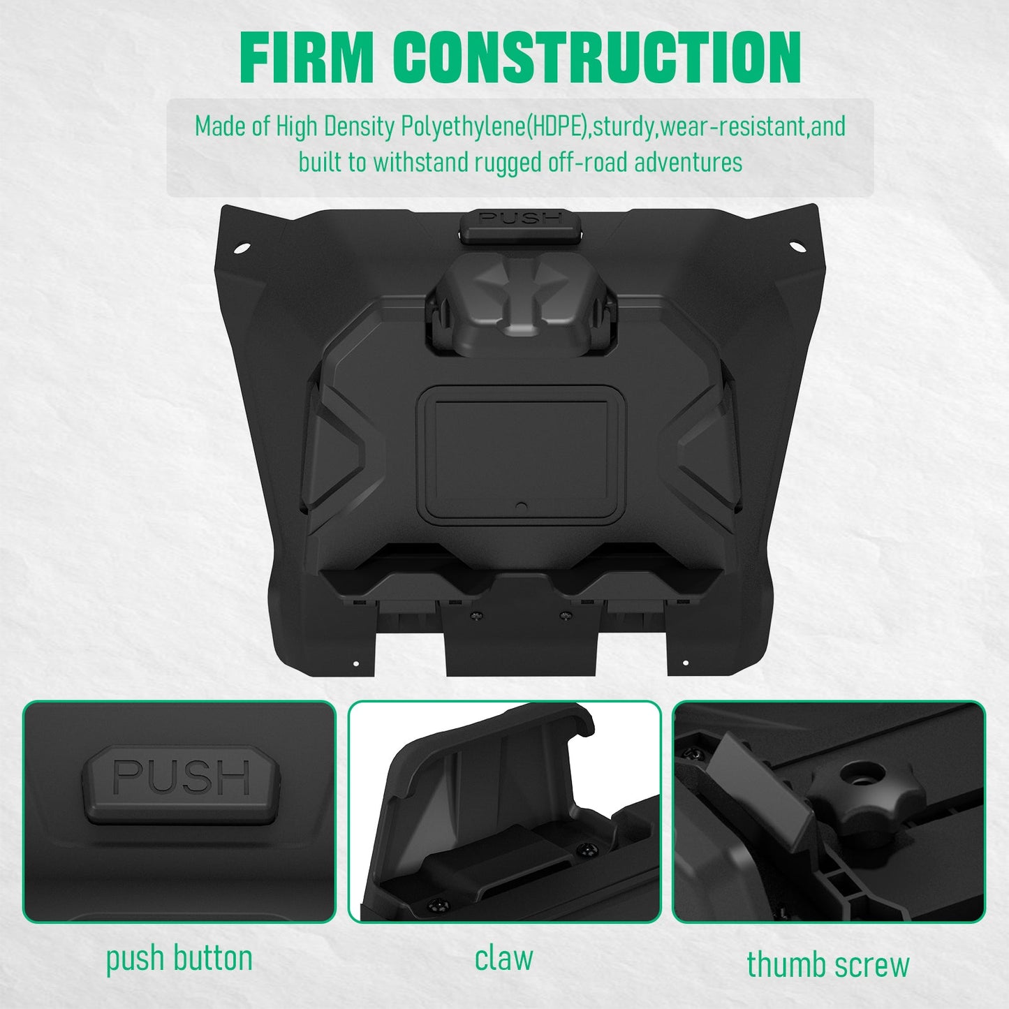 Chelhead Electronic Device Phone Mount Adjustable Electronic Device Tablet Holder Compatible with Polaris RZR PRO XP/XP4 2020 - 2024 RZR PRO R/Turbo R R4 GPS Holder with Black Storage Dash - Chelhead