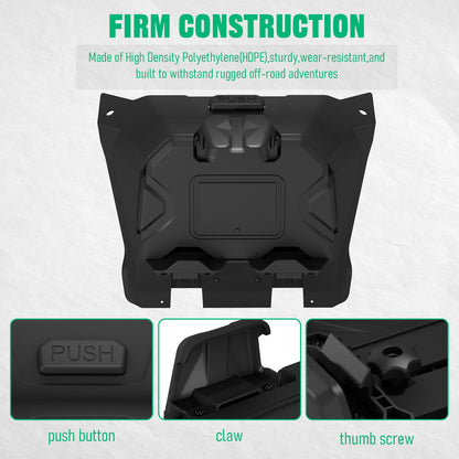 Chelhead Electronic Device Phone Mount Adjustable Electronic Device Tablet Holder Compatible with Polaris RZR PRO XP/XP4 2020 - 2024 RZR PRO R/Turbo R R4 GPS Holder with Black Storage Dash - Chelhead