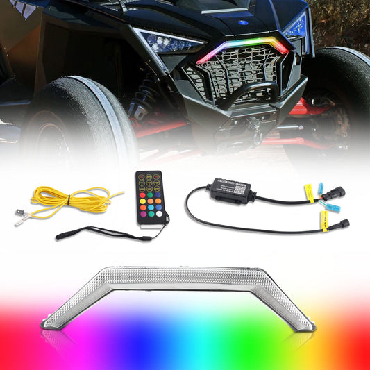 Chelhead RGB Led Fang Light for RZR Pro Front Grille Accent LightCompatible with Polaris RZR PRO XP / 4 RZR PRO R RZR Turbo R 2884346 - Chelhead