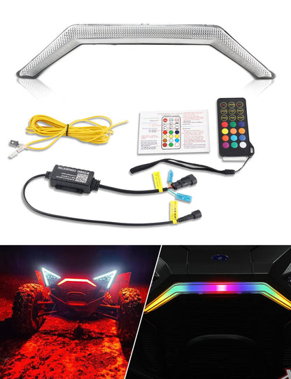 Chelhead RGB Led Fang Light for RZR Pro Front Grille Accent LightCompatible with Polaris RZR PRO XP / 4 RZR PRO R RZR Turbo R 2884346 - Chelhead
