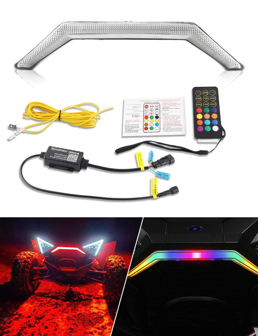 Chelhead RGB Led Fang Light for RZR Pro Front Grille Accent LightCompatible with Polaris RZR PRO XP / 4 RZR PRO R RZR Turbo R 2884346 - Chelhead