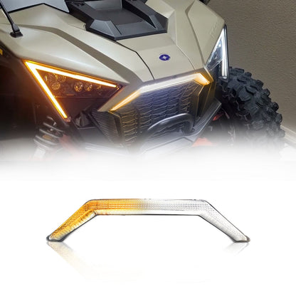 Chelhead RZR Front Accent Light, Led Fang Light Front Grille Compatible with RZR Pro R, RZR Pro XP 2020+ - Chelhead