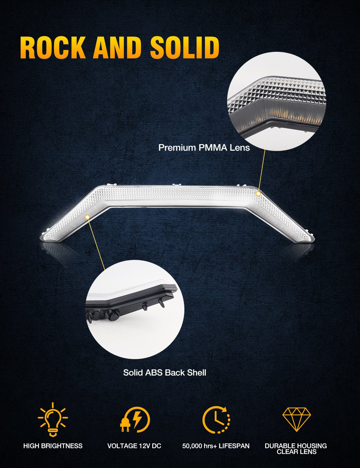 Chelhead RZR Front Accent Light, Led Fang Light Front Grille Compatible with RZR Pro R, RZR Pro XP 2020+ - Chelhead