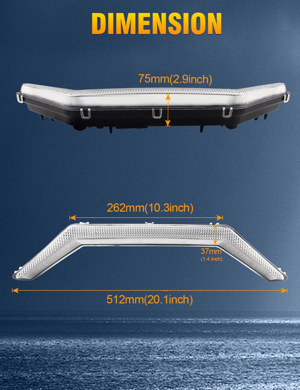 Chelhead RZR Front Accent Light, Led Fang Light Front Grille Compatible with RZR Pro R, RZR Pro XP 2020+ - Chelhead