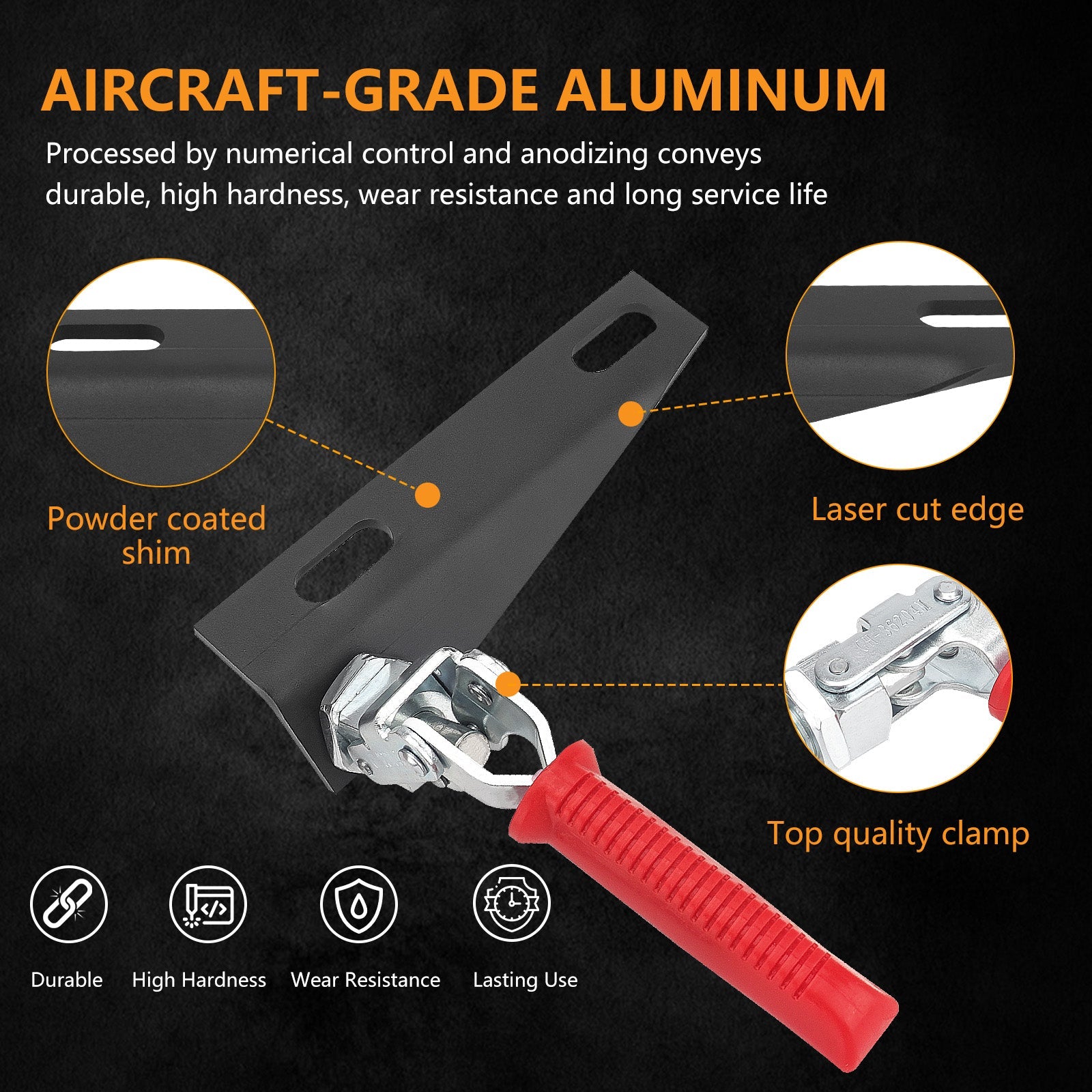 Chelhead RZR Parking Brake Kit Adjustment Tool Power Steering Parking Kit Lockable Brake Assist Compatible with Polaris Razor 1000XP / 1000XP 4, RZR 900S / 900 - Chelhead
