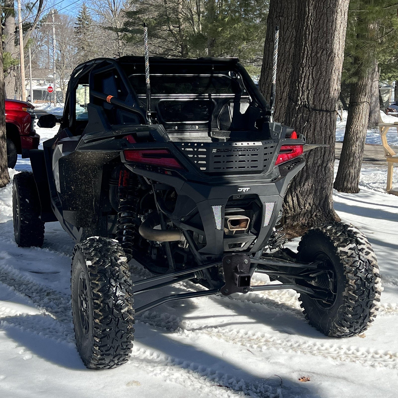 Chelhead RZR PRO R Rear Receiver Hitch, Heavy - Duty Steel Tow Hitch Plate for 2 Inch Standard Attachments Compatible with Polaris RZR Pro R 2022+ - Chelhead