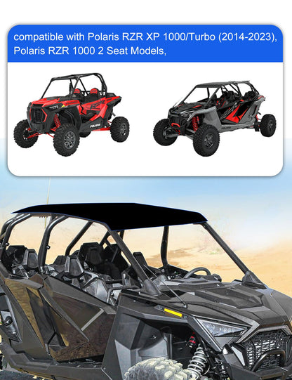 Chelhead Soft Top Compatible with Polaris RZR PRO XP/Turbo R 2020 - 2023 Black Soft Roof Tint - Chelhead