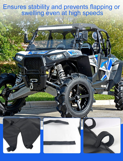Chelhead Soft Top Compatible with Polaris RZR PRO XP/Turbo R 2020 - 2023 Black Soft Roof Tint - Chelhead