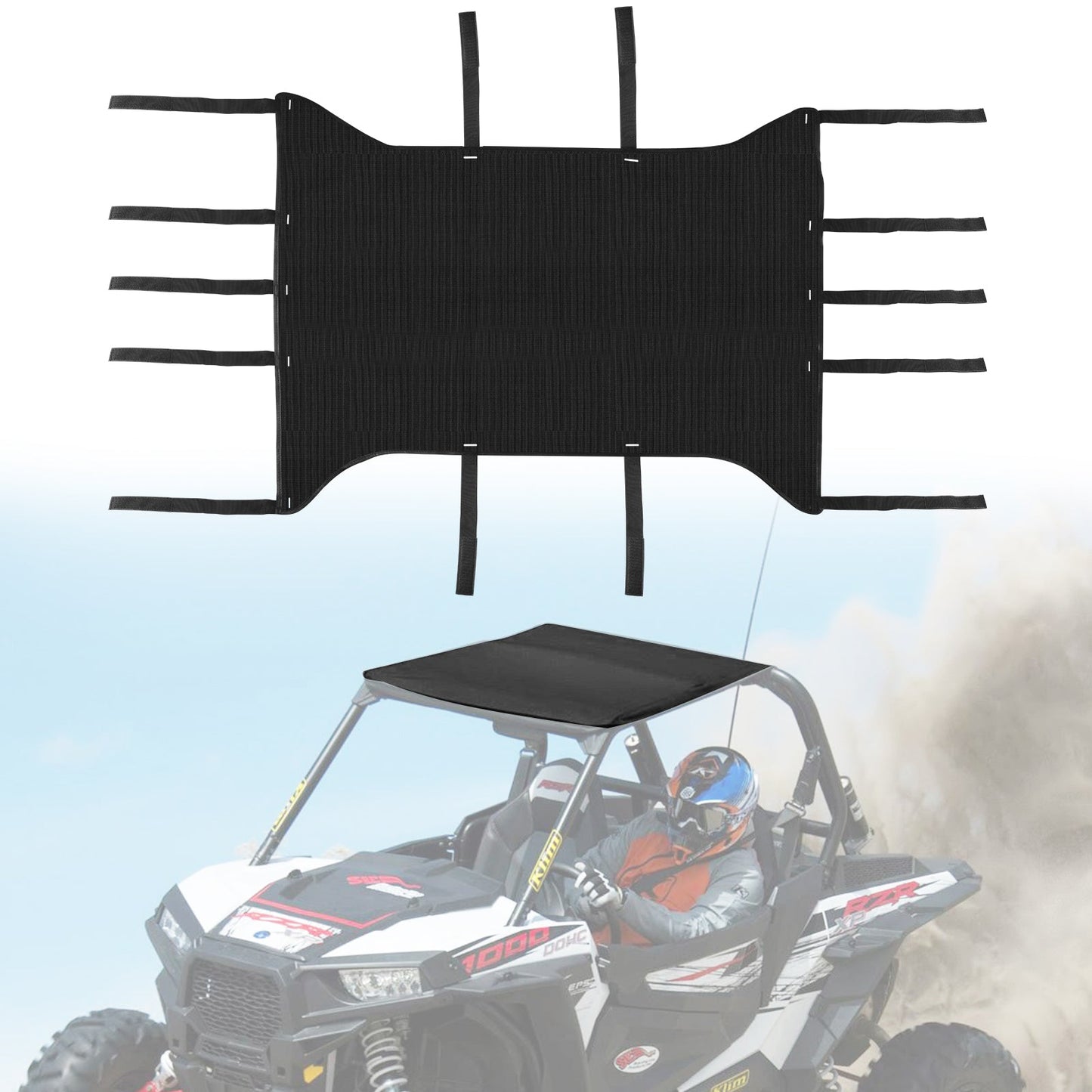 Chelhead Soft Top Compatible with Polaris RZR PRO XP/Turbo R 2020 - 2023 Black Soft Roof Tint - Chelhead