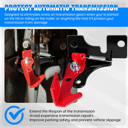 Chelhead Spring Parking Brake RZR Parking Brake Kit Adjustment Brake Pedal Lock Compatible with Polaris RZR All Model Polaris Ranger 800 900 1000 Turbo Turbo S RZR Accessories - Chelhead