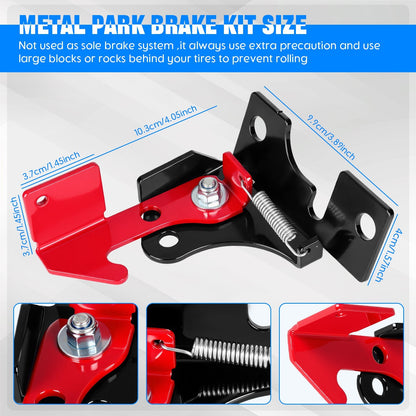 Chelhead Spring Parking Brake RZR Parking Brake Kit Adjustment Brake Pedal Lock Compatible with Polaris RZR All Model Polaris Ranger 800 900 1000 Turbo Turbo S RZR Accessories - Chelhead