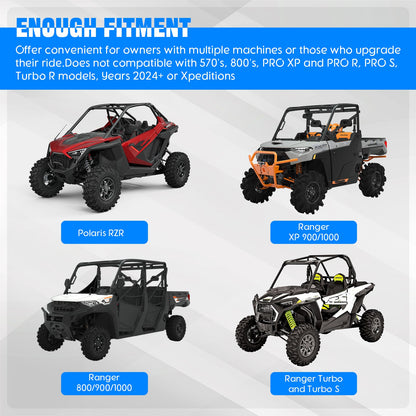 Chelhead Spring Parking Brake RZR Parking Brake Kit Adjustment Brake Pedal Lock Compatible with Polaris RZR All Model Polaris Ranger 800 900 1000 Turbo Turbo S RZR Accessories - Chelhead