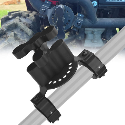 Chelhead UTV ATV Metal Gas Can Mount for 1'' - 2'' Roll Bar Oil Can Water Tank Gasoline Pack Mount Compatible with Polaris RZR Pioneer Can Am Maverick X3 Commander Yamaha Talon ATV - Chelhead