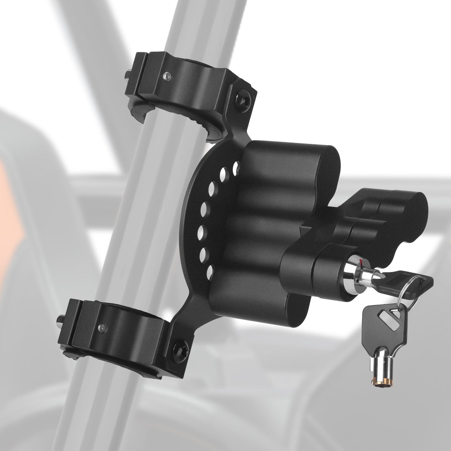 Chelhead UTV ATV Metal Gas Can Mount for 1'' - 2'' Roll Bar Oil Can Water Tank Gasoline Pack Mount Compatible with Polaris RZR Pioneer Can Am Maverick X3 Commander Yamaha Talon ATV - Chelhead