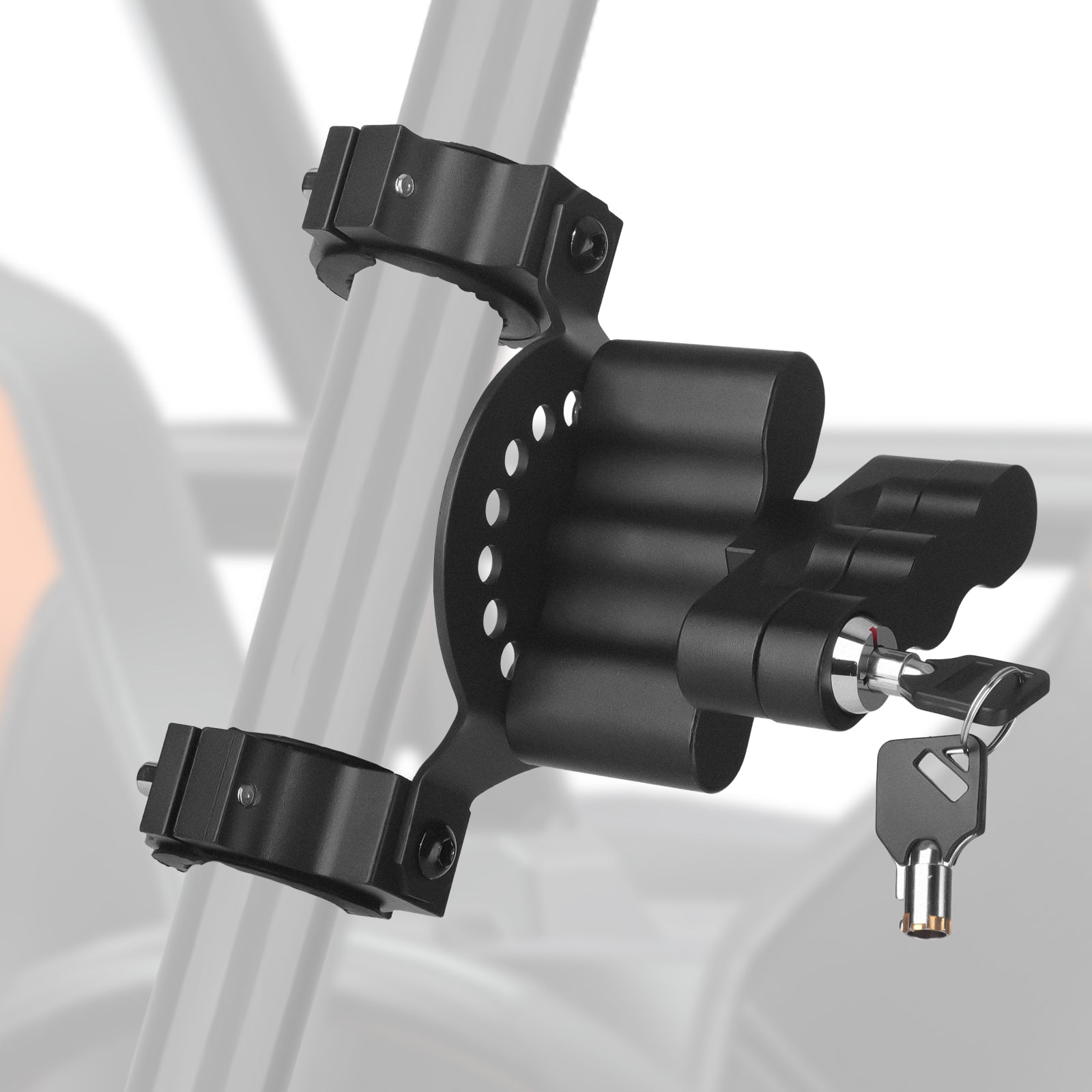 Chelhead UTV ATV Metal Gas Can Mount for 1'' - 2'' Roll Bar Oil Can Water Tank Gasoline Pack Mount Compatible with Polaris RZR Pioneer Can Am Maverick X3 Commander Yamaha Talon ATV - Chelhead