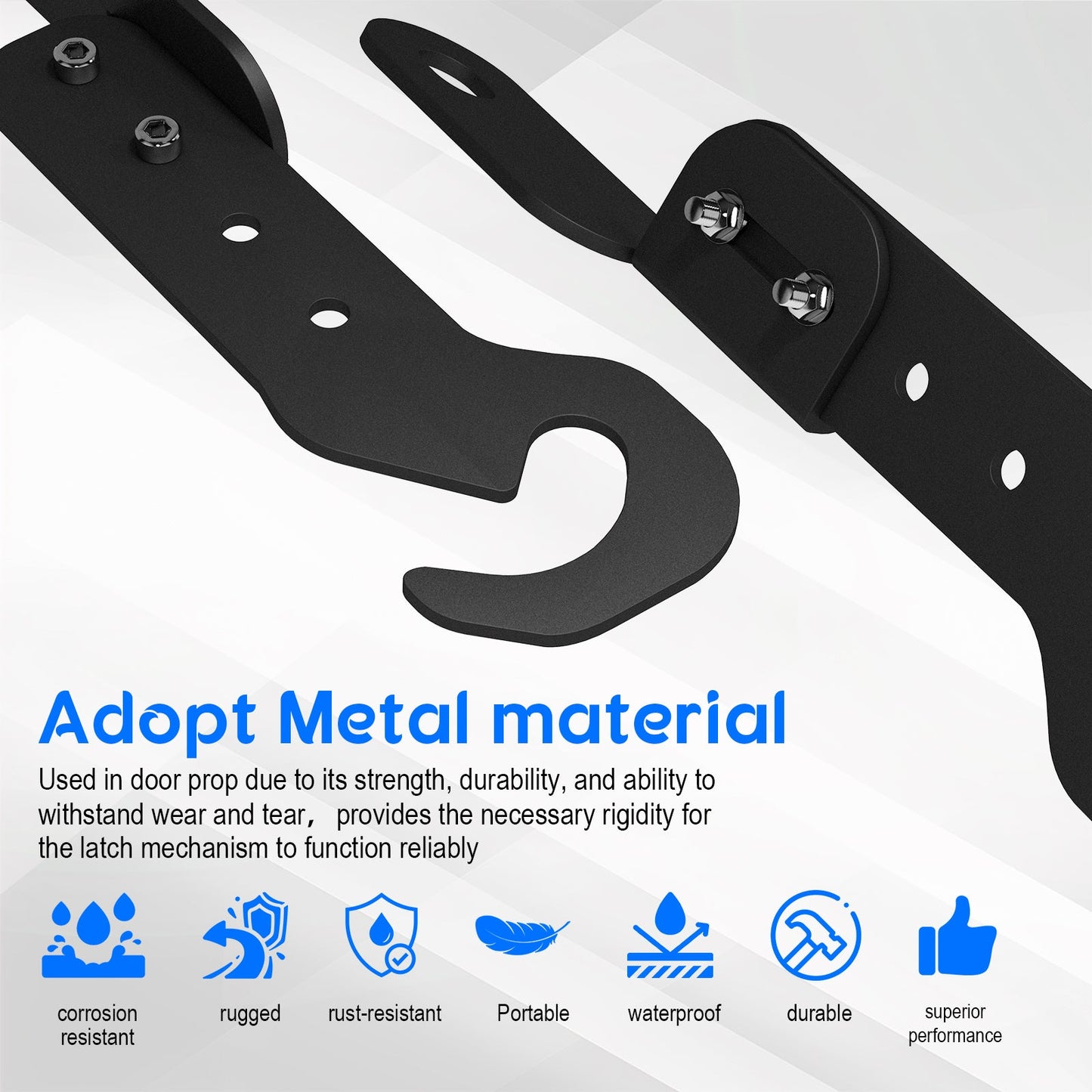 Chelhead UTV Door Latches Adjustable Wide 5.7’’ - 7.1’’ with Vent Extender 2 PCS Latch Combine Usage Easy Heavy Duty Air Vent Extender Compatible with 2020 - 2025 RZR PRO XP/4,General Turbo R - Chelhead