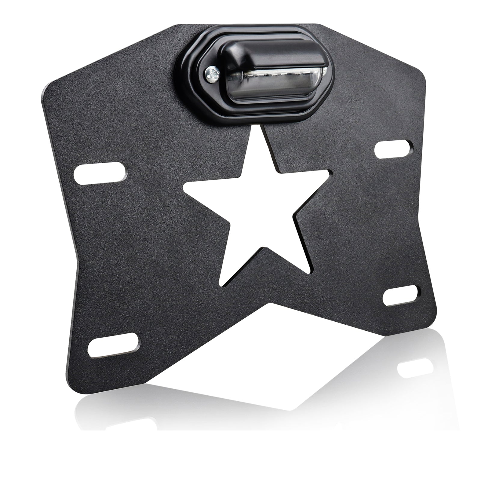 Chelhead UTV License Plate Holder With Light, Aluminium RZR License Plate Mount Compatible with Polaris RZR XP 1000 Ranger Can Am Maverick x3 Kawasaki Teryx - Chelhead