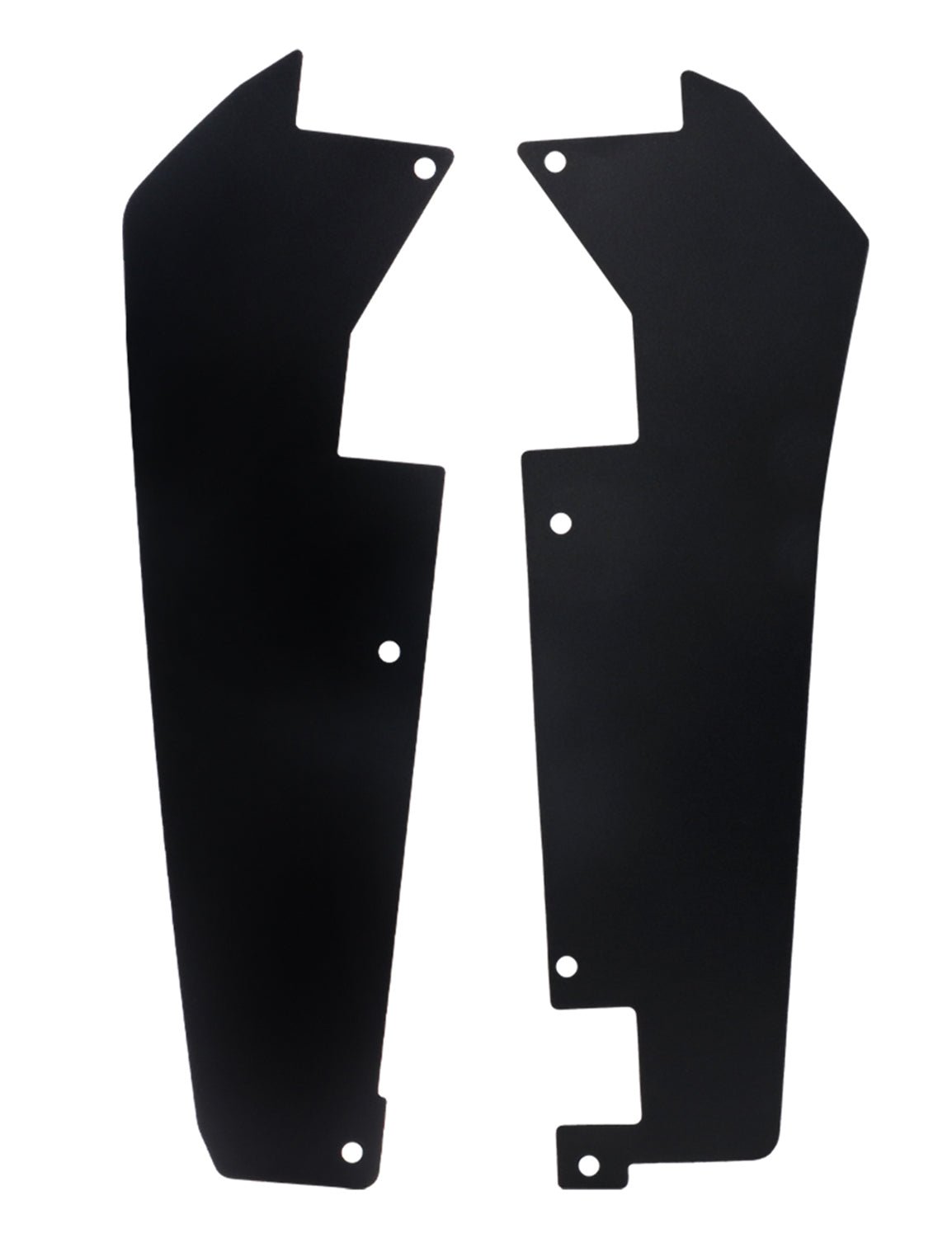 Wheel Well Block Offs, Rear Fender Flares Mud Flap Guard Compatible with Polaris RZR Turbo R, Pro XP - Chelhead