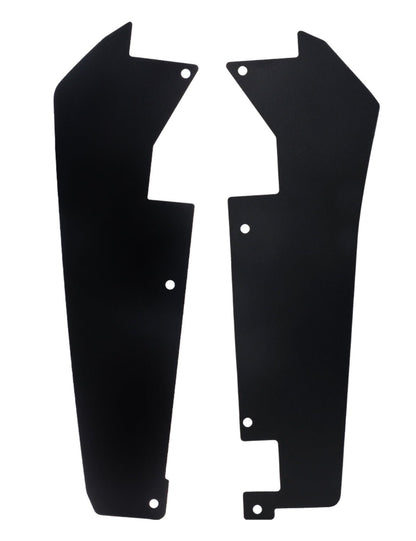 Wheel Well Block Offs, Rear Fender Flares Mud Flap Guard Compatible with Polaris RZR Turbo R, Pro XP - Chelhead